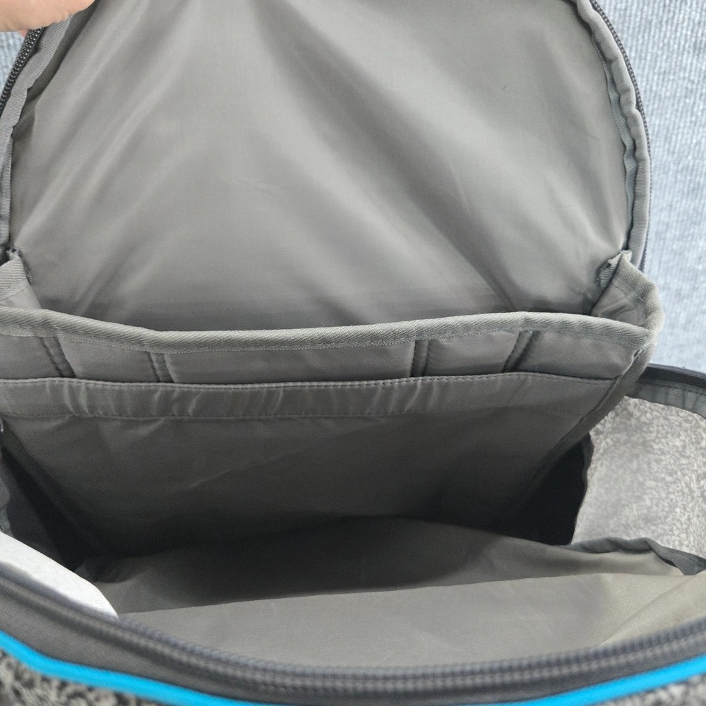 High Sierra Backpack Gray Blue Mesh Laptop School Bag - Picture 4 of 7